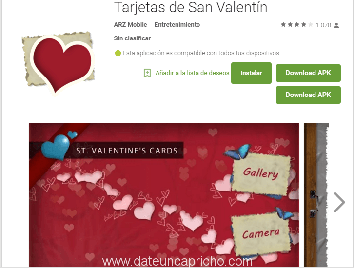 tarjetas san valentin