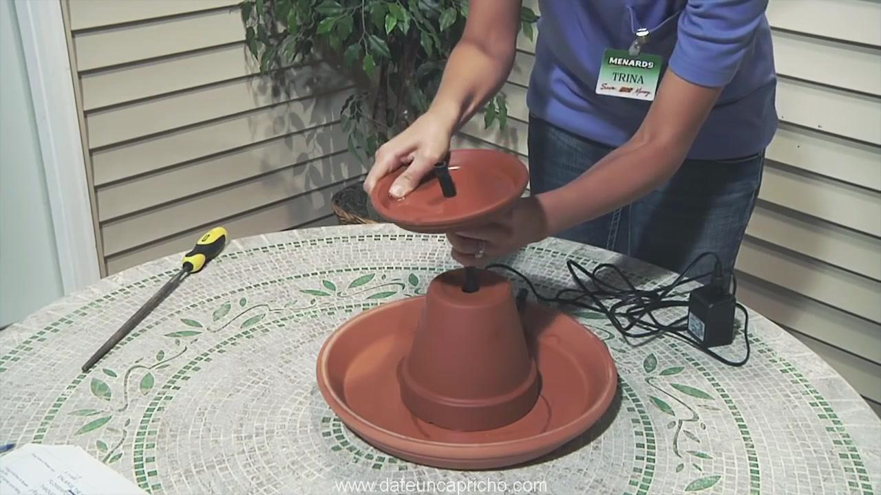 Terra Cotta Fountain How To Build Menards 293