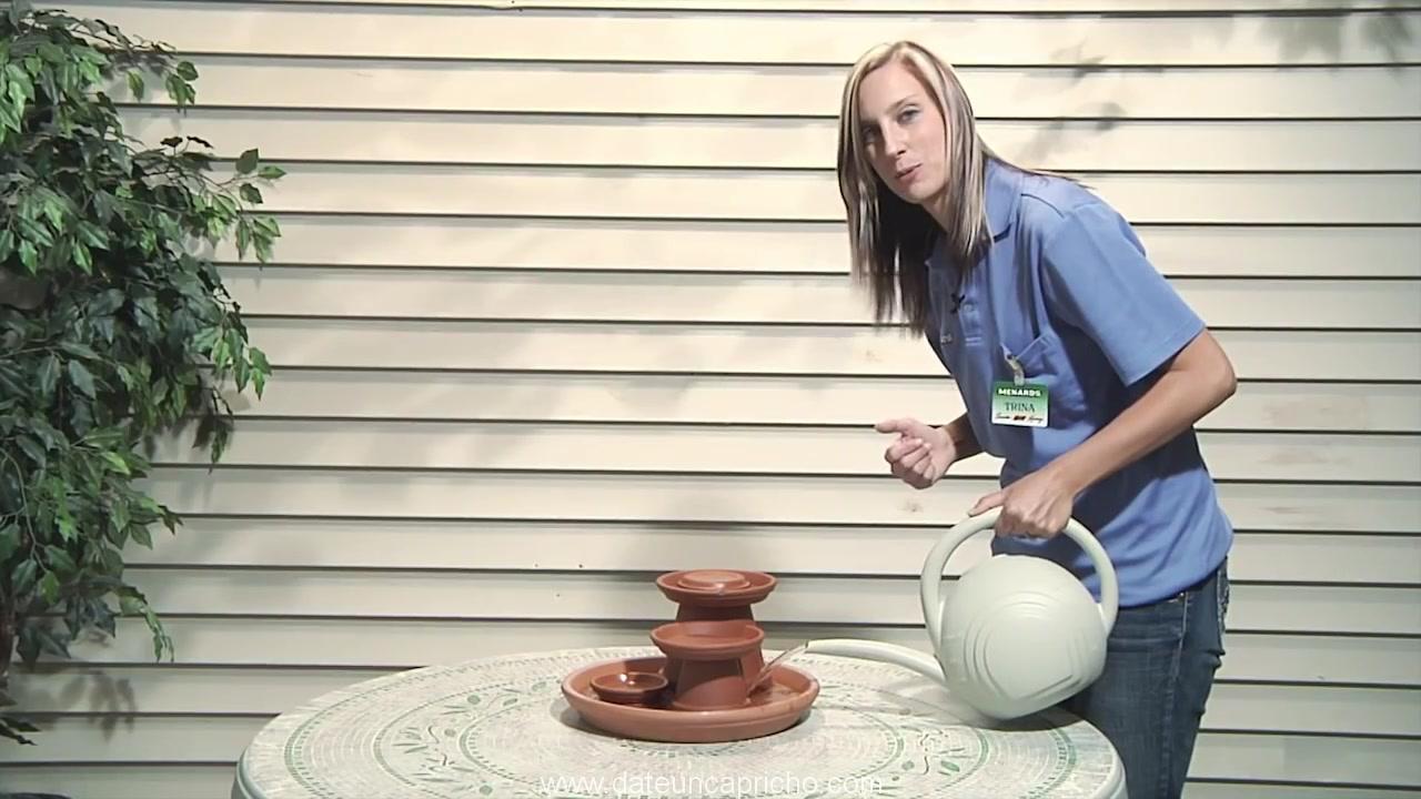 Terra Cotta Fountain How To Build Menards 396